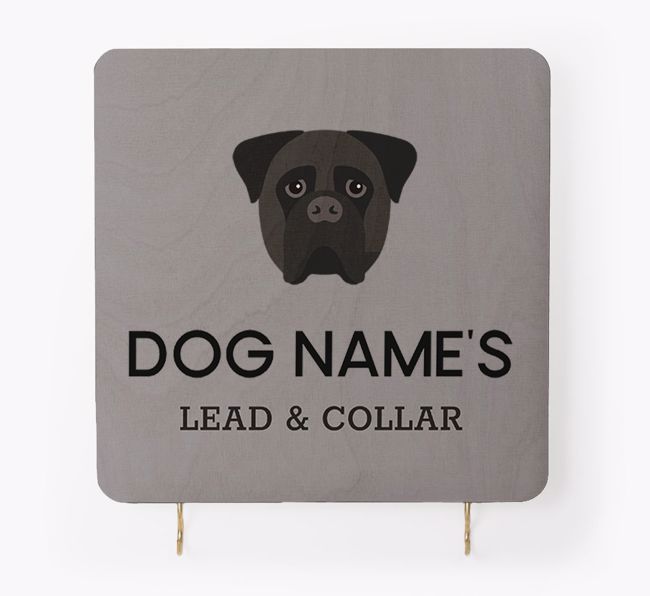 Personalised {breedFullName} Lead & Collar Hanger